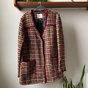 Anthropologie - Harlequin Tweed Blazer